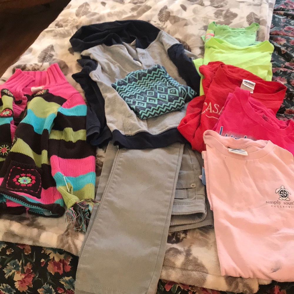 SOLDBundle of 9 Little Girls 10-12 Winter Clothing